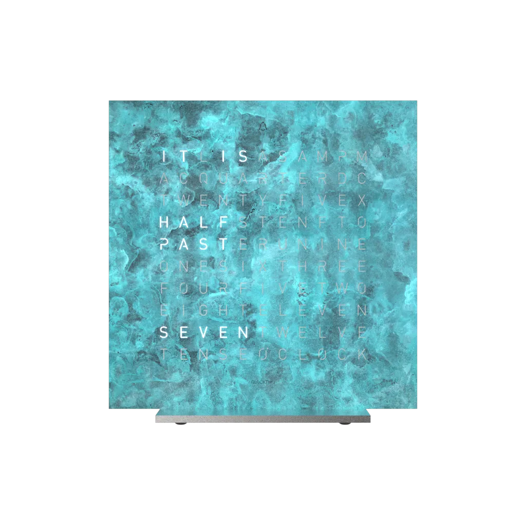 QLOCKTWO EARTH 13.5 CREATOR'S EDITION VINTAGE COPPER