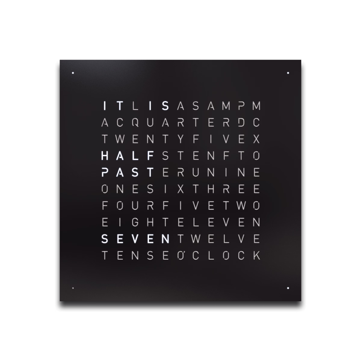 QLOCKTWO EARTH 45 BLACK PEPPER