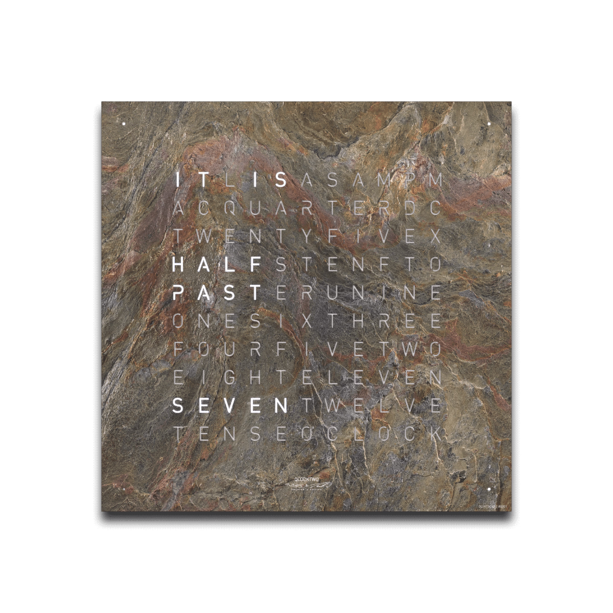 QLOCKTWO EARTH 45 CREATOR'S EDITION GLINTSCAPE