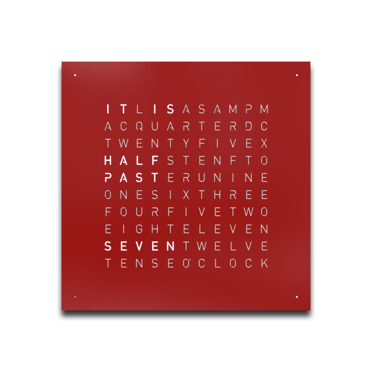 QLOCKTWO EARTH 45 RED PEPPER