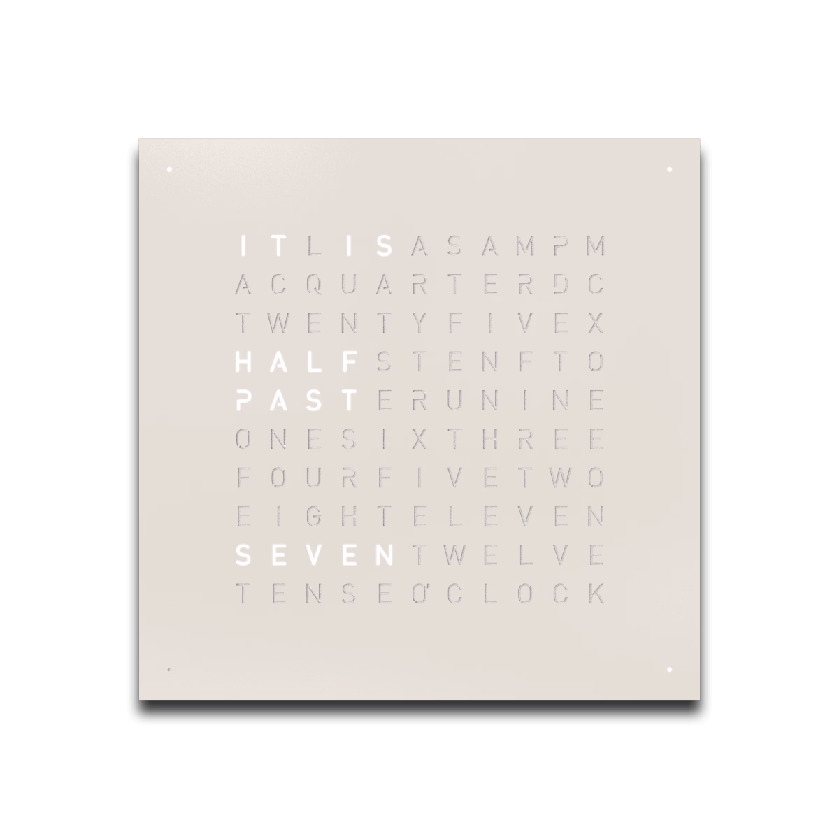 QLOCKTWO EARTH 45 WHITE PEPPER