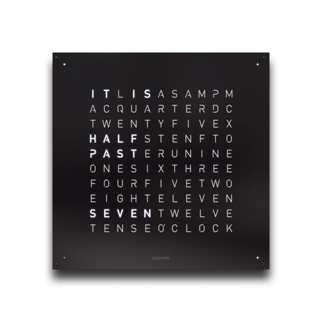 QLOCKTWO EARTH 90 BLACK PEPPER