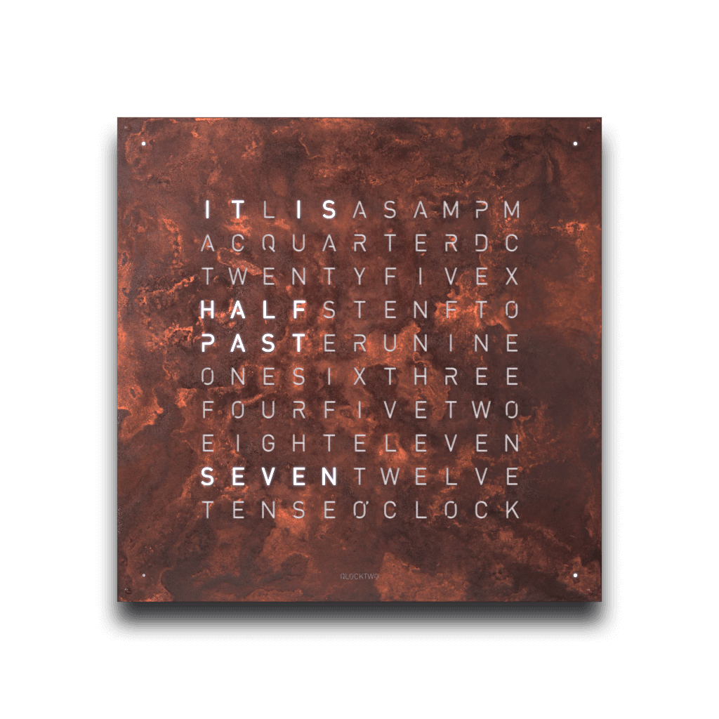 QLOCKTWO EARTH 90 CREATOR'S EDITION RUST