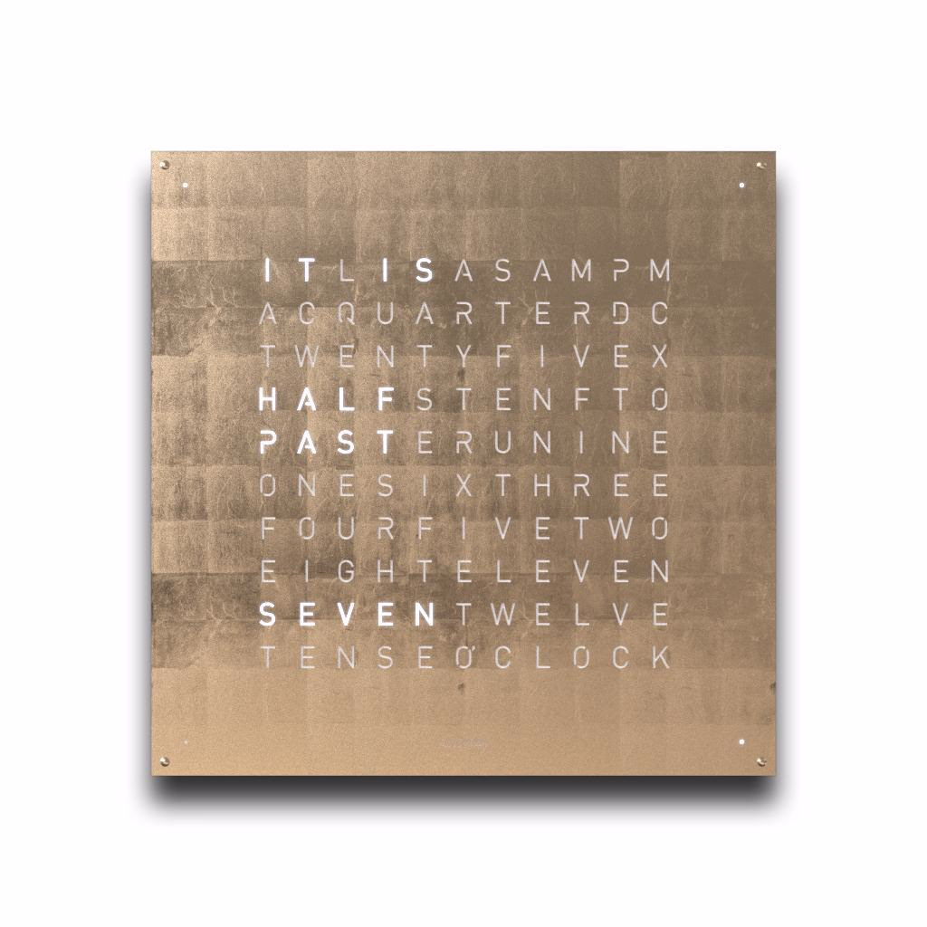 QLOCKTWO EARTH 90 CREATOR'S EDITION MOON GOLD