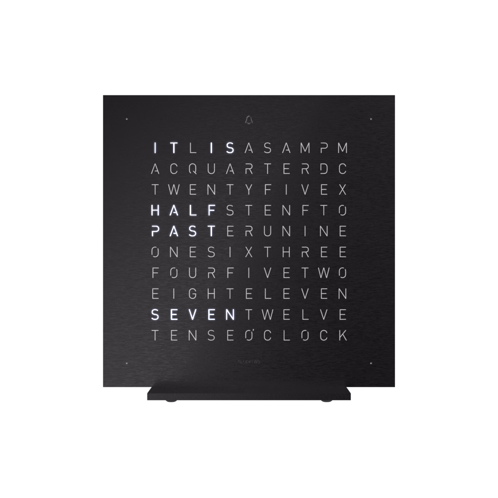 QLOCKTWO EARTH 13.5 DEEP BLACK